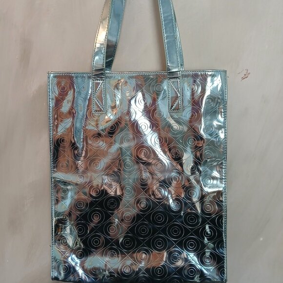 Kenzo Parfum Metallic Ice Blue Tote - Picture 1 of 10